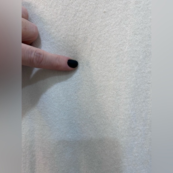 Chico's Cowl Neck Sweater Lightweight Long Sleeve Cream Color Women's Size 3/XL - Picture 4 of 6